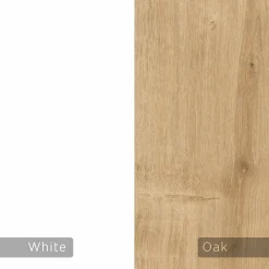 Credenza Margravi, 150x36 h82 cm, Quercia e Bianco<Dmora Online