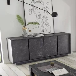 Credenza Nika, 180x43 h79 cm,<Dmora Outlet