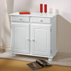 Credenza Paderborn, Buffet da soggiorno, Madia da salotto, Dispensa da cucina, 88x43 h87 cm,<Dmora Discount