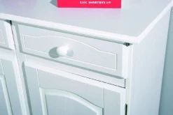 Credenza Paderborn, Buffet da soggiorno, Madia da salotto, Dispensa da cucina, 88x43 h87 cm,<Dmora Best