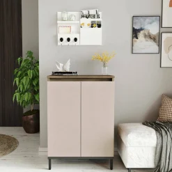 Credenza Phailin, 60x36 h86 cm, Marrone e Antracite<Dmora Cheap