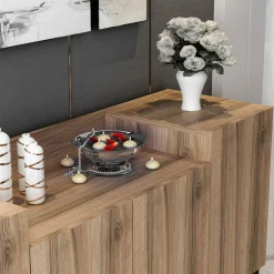 Credenza Picea, 160x42 h75 cm,<Dmora Best Sale