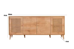 Credenza Tarawa, 180x41 h81 cm,<Dmora Best