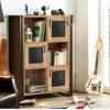 Credenza Telesilla, Quercia e Nero, 89x35h127 cm<Dmora Best
