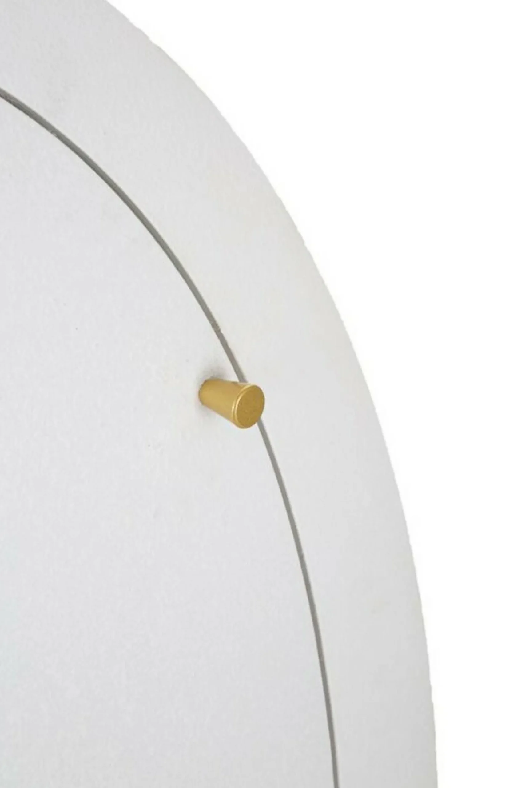 Credenza Tellier, 60x32 h133 cm, Bianco e Oro<Dmora Best Sale