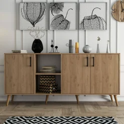 Credenza Vardah, 180x45 h80 cm,<Dmora Sale