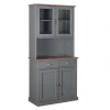 Credenza Wolfsburg, Buffet da soggiorno, Madia da salotto, Dispensa da cucina, 90x45 h191 cm,<Dmora Hot