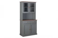 Credenza Wolfsburg, Buffet da soggiorno, Madia da salotto, Dispensa da cucina, 90x45 h191 cm,<Dmora Hot