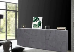 Credenza Zeus, cm 224x44h86,<Dmora Clearance
