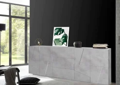 Credenza Zeus, cm 224x44h86,<Dmora Flash Sale
