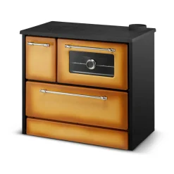 Cucina a legna Andalo, 87x51 h79 cm, Giallo e Nero<Dmora Flash Sale