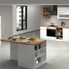Cucina completa Armend, 100% Made in Italy, Bianco lucido e Rovere<Dmora Flash Sale