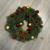 Decorazione da Natale Chardon, Verde e Rosso, 30x30 h10 cm<Dmora Sale