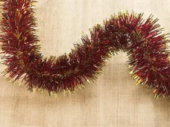 Decorazione da Natale Rolly, 1000x7 h7 cm, Rosso e Oro<Dmora Online