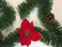 Decorazione da Natale Strisaili, 800x8 h8 cm, Verde e Rosso<Dmora Shop