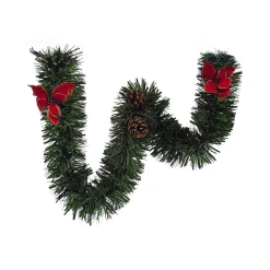 Decorazione da Natale Villorba, 500x15 h15 cm, Verde e Rosso<Dmora Best Sale
