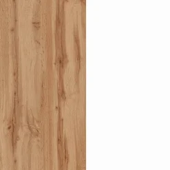 Dispensa da cucina Dcasasol, 60x60h165 cm, Bianco lucido e Rovere<Dmora Clearance