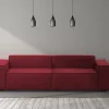 Divano fisso 3 posti Argo, Cm 260x95h70,<Dmora Flash Sale