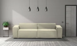 Divano fisso 3 posti Argo, Cm 260x95h70,<Dmora Store