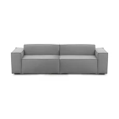 Divano fisso 3 posti Argo, Cm 260x95h70,<Dmora Flash Sale