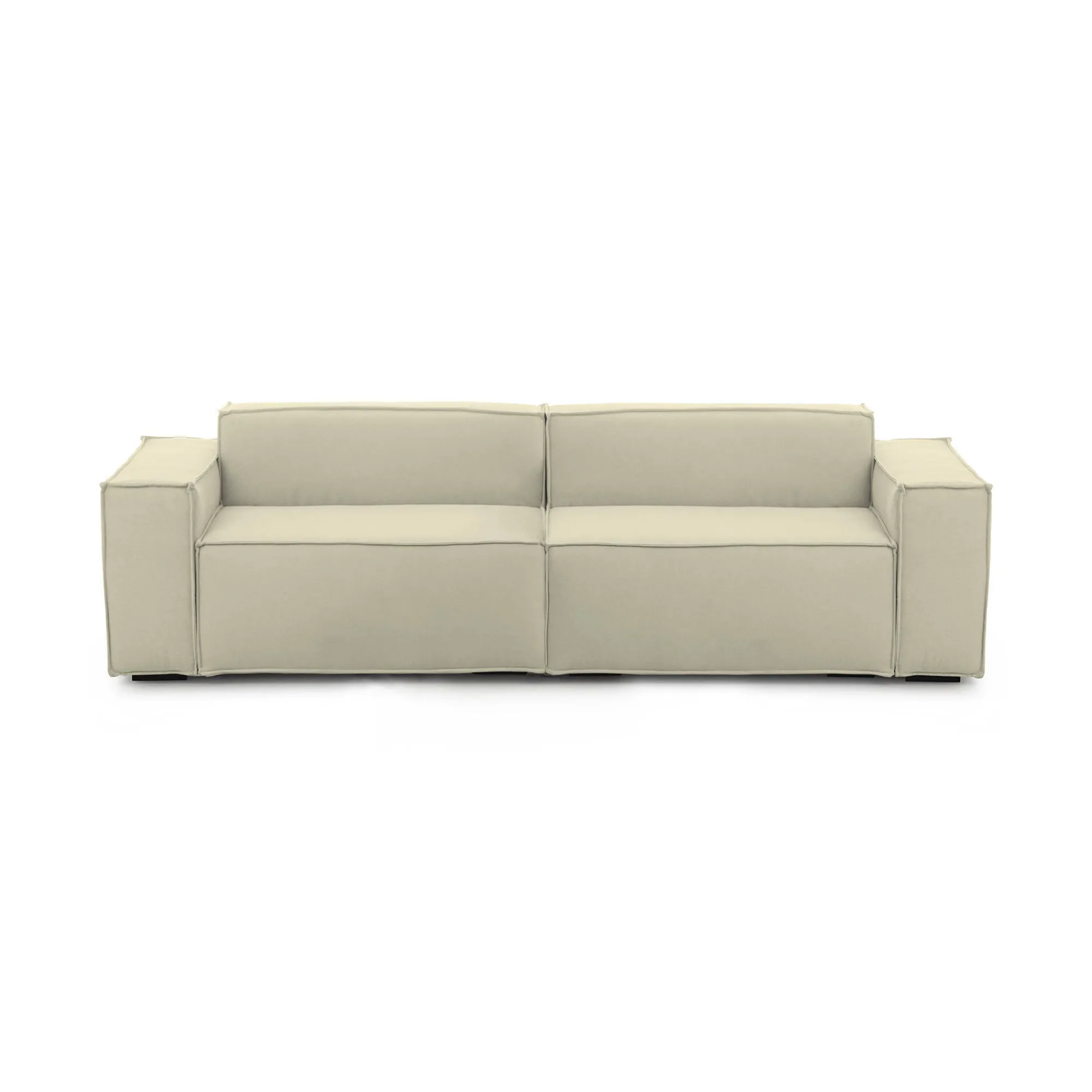 Divano fisso 3 posti Argo, Cm 260x95h70,<Dmora Store
