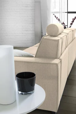 Divano fisso 2 posti Arki, Cm 180x95h90,<Dmora Sale