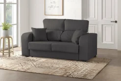 Divano fisso 2 posti Asazi, 160x80h95 cm,<Dmora Online
