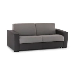 Divano fisso 2 posti Cianite, Cm 180x95h90, Grigio e Antracite<Dmora Flash Sale