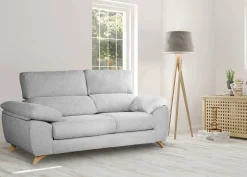 Divano fisso 3 posti Dkrolli, 200x85h107 cm,<Dmora Flash Sale