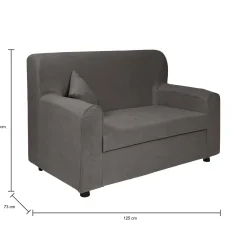 Divano fisso 2 posti Dpasteu, 125x73h85 cm,<Dmora Store
