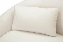 Divano fisso 2 posti Gupta, 148x84 h68 cm, Crema e Oro<Dmora Fashion