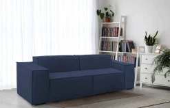 Divano fisso 2 posti Lepidolite, Cm 220x95h70,<Dmora Shop