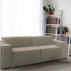 Divano fisso 2 posti Lepidolite, Cm 220x95h70,<Dmora Online