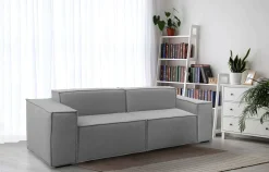 Divano fisso 2 posti Lepidolite, Cm 220x95h70,<Dmora Flash Sale