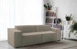 Divano fisso 2 posti Lepidolite, Cm 220x95h70,<Dmora Online