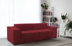 Divano fisso 2 posti Lepidolite, Cm 220x95h70,<Dmora Store