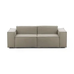 Divano fisso 2 posti Lepidolite, Cm 220x95h70,<Dmora Online