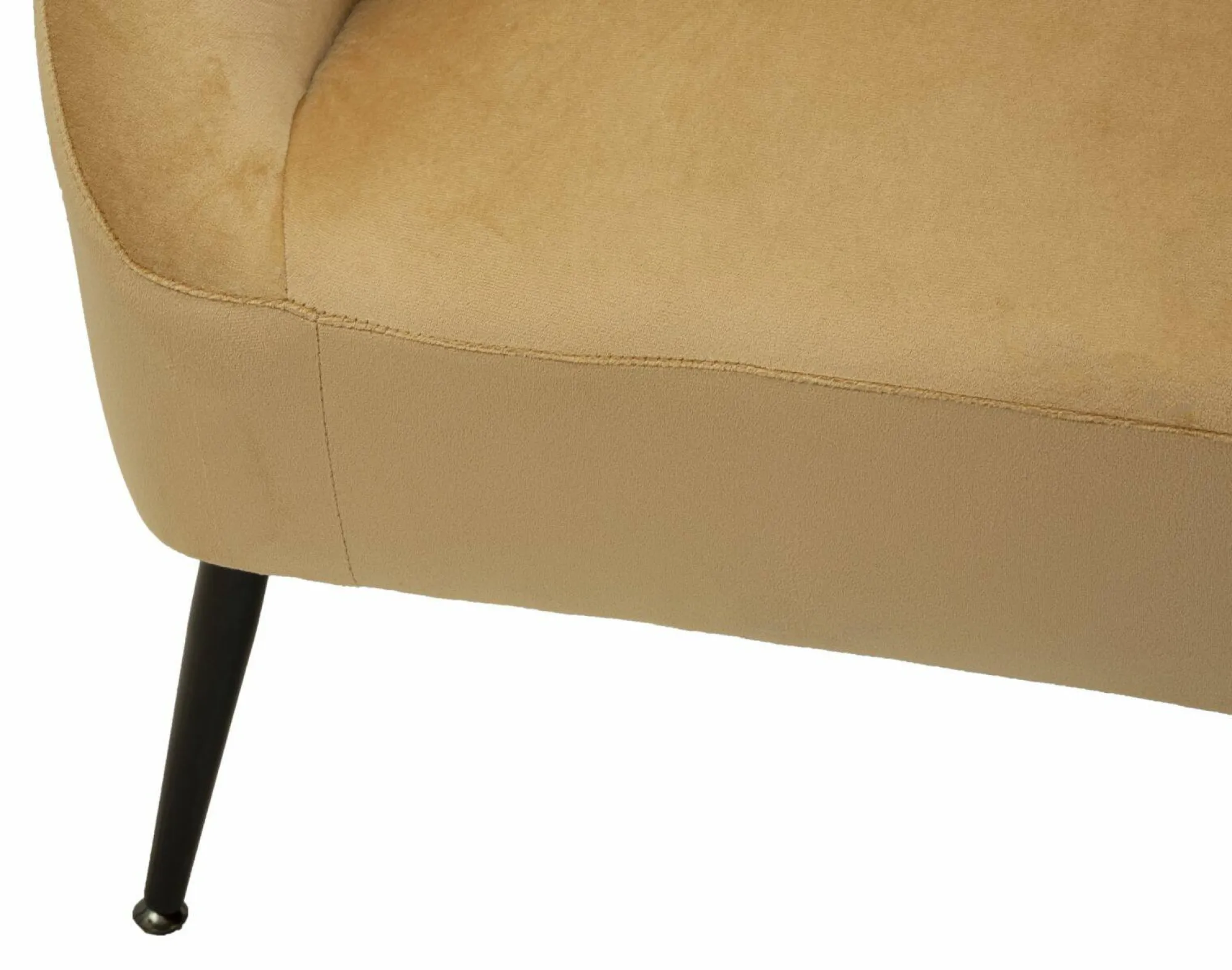 Divano fisso 2 posti Pittari, 137x69 h79 cm, Marrone e Nero<Dmora Best Sale