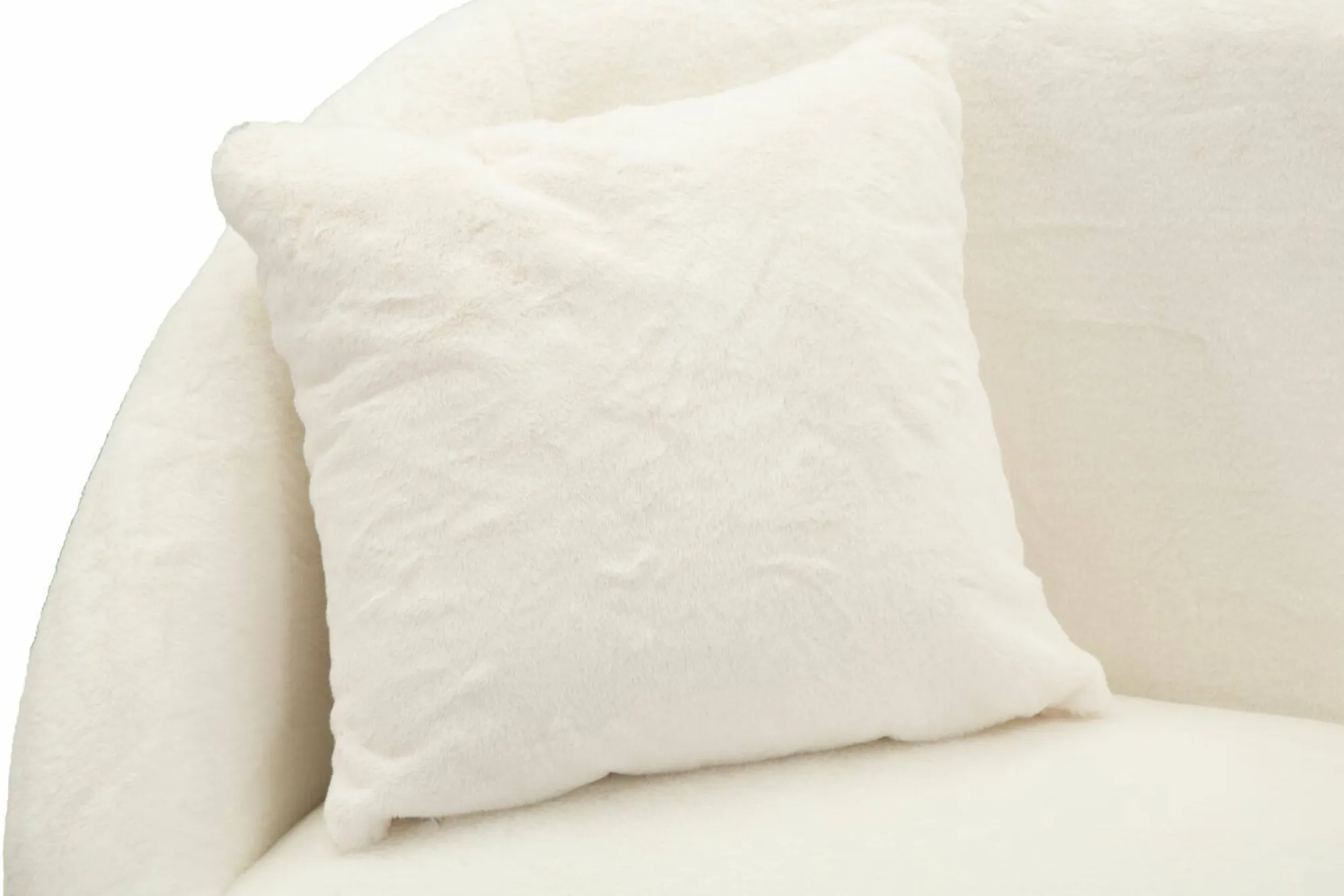Divano fisso 2 posti Pittari, 137x69 h79 cm, Bianco e Oro<Dmora Store