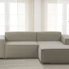 Divano fisso con penisola Ameli, Cm 240x170h70,<Dmora Sale