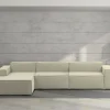 Divano fisso con penisola Atrillo, Cm 340x170h70,<Dmora Sale