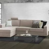 Divano fisso con penisola Anila, Cm 280x95h90,<Dmora Online
