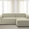 Divano fisso con penisola Dgatta, Cm 240x170h70,<Dmora Sale