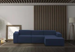 Divano fisso con penisola Ananas, Cm 300x170h70,<Dmora Sale