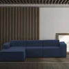Divano fisso con penisola Dflori, Cm 300x170h70,<Dmora Sale