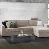 Divano fisso con penisola Assobasso, Cm 260x95h90,<Dmora Store