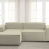 Divano fisso con penisola Assurte, Cm 240x170h70,<Dmora Store