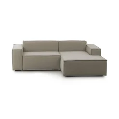 Divano fisso con penisola Ameli, Cm 240x170h70,<Dmora Sale