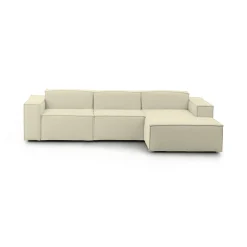 Divano fisso con penisola Ananas, Cm 300x170h70,<Dmora Discount
