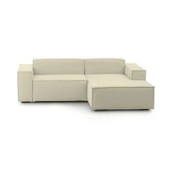 Divano fisso con penisola Dgatta, Cm 240x170h70,<Dmora Sale